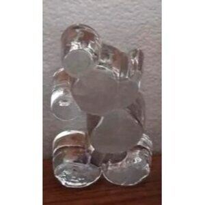 Glass Abstract Mickey Mouse Figurine * C01-i